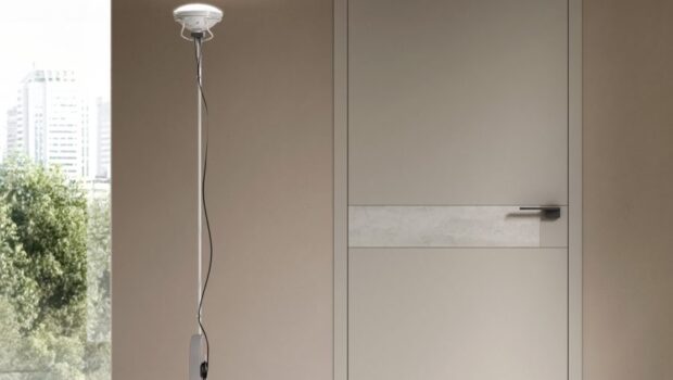 Beverly / Melrose Porta Filomuro con inserto in Gres